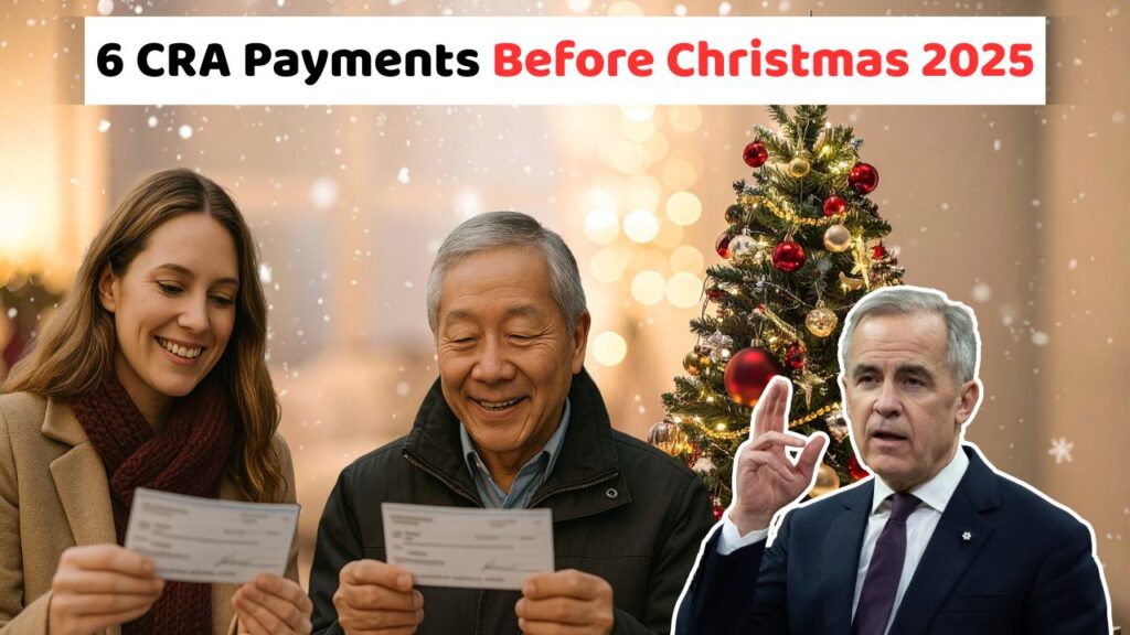 6 CRA Payments Before Christmas 2025