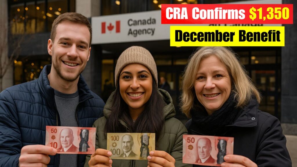 CRA Confirms $1,350 December Benefit