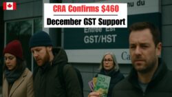 CRA Confirms $460 GST/HST Support for December 2025 — Canadians Told to Review Updated Deposit Timing