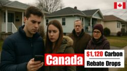 $1,120 Canada Carbon Rebate Drops Again on 15 December 2025 – Households Told to Check Direct Deposit Status