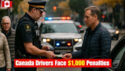 Canada’s Driving Laws Hit a Massive 2025 Reset — New Rules and $1,000 Penalties Start From 15 December
